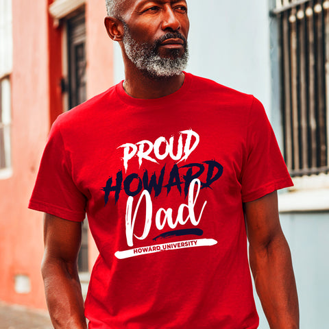 Proud Howard University Dad NextGen (Men's Short Sleeve)