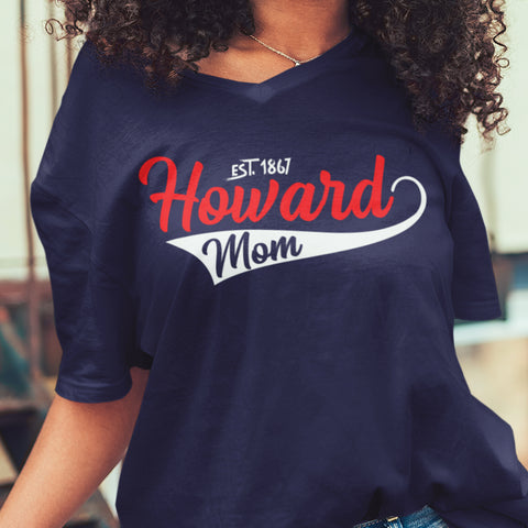 Howard Mom 1867 - Howard University (Women's V-Neck)