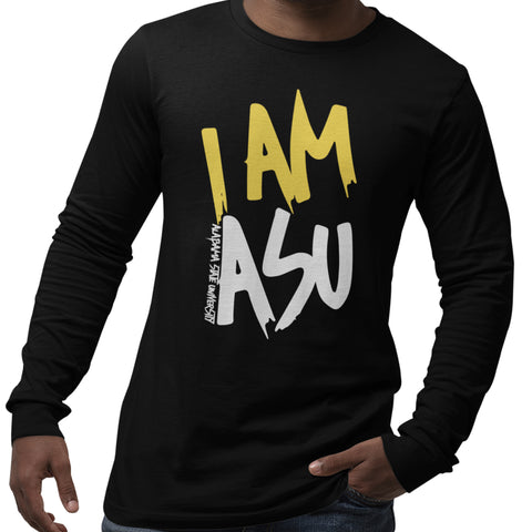 I AM ASU - Alabama State University (Men's Long Sleeve)