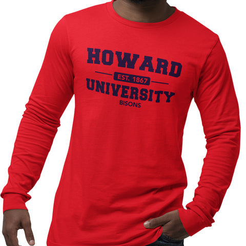Howard University - (Men's Long Sleeve)