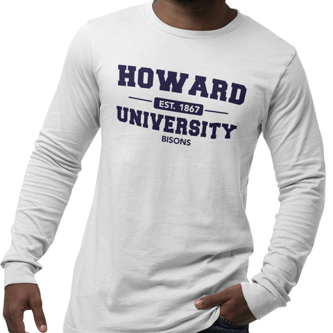 Howard University - (Men's Long Sleeve)