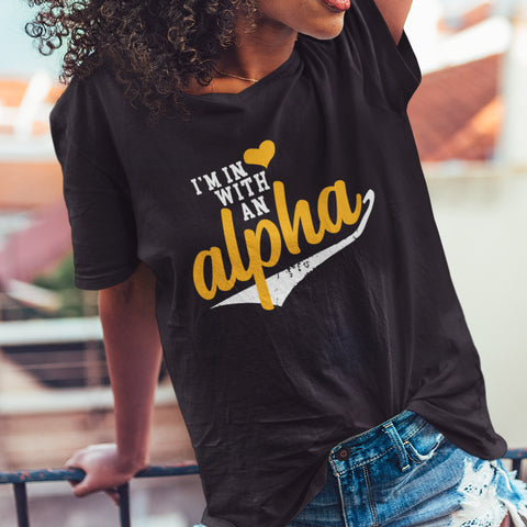 In Love With An Alpha (Women's V-Neck)