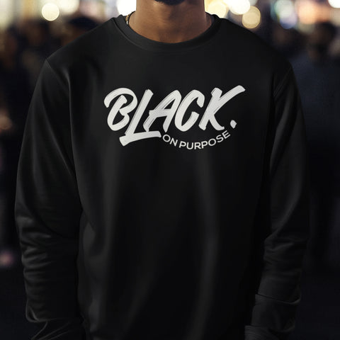 Black On Purpose (Men's Long Sleeve)