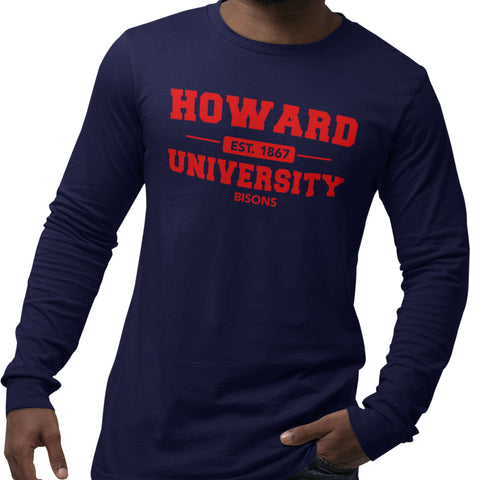 Howard University - (Men's Long Sleeve)