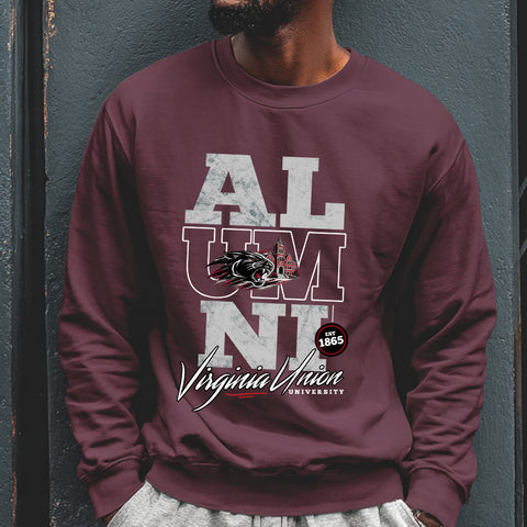 Virginia Union University Alumni Signature Series Sweatsuit (Sweatshirt + Sweatpants)