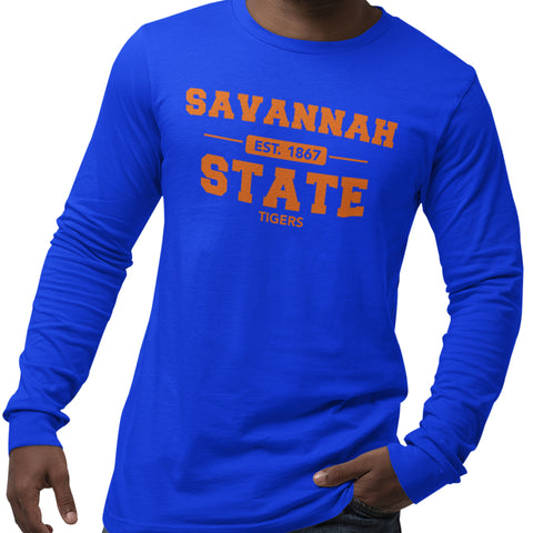 Savannah State University Tigers (Men's Long Sleeve)