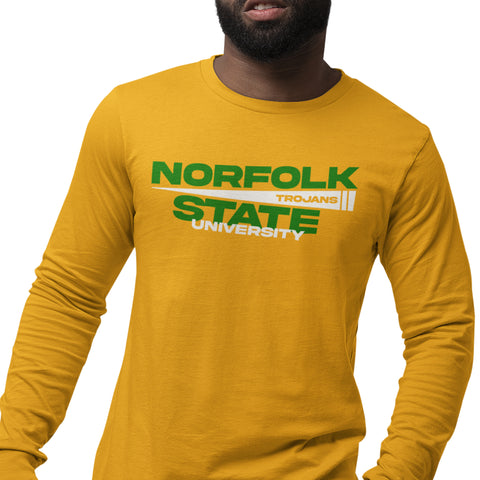 Norfolk State University Flag  Edition - (Men's Long Sleeve)