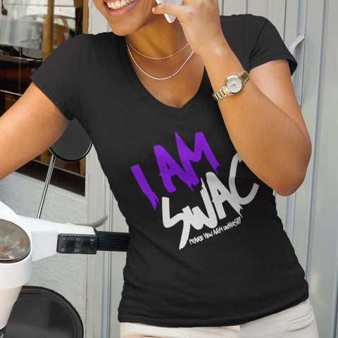 I AM SWAC- Prairie View University (Women's V-Neck)