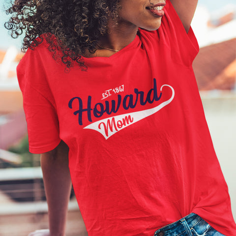 Howard Mom 1867 - Howard University (Women's V-Neck)