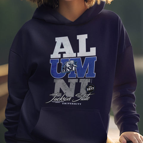 Jackson State Alumni Signature Series - Vintage/Grunge Style (Unisex Hoodie)