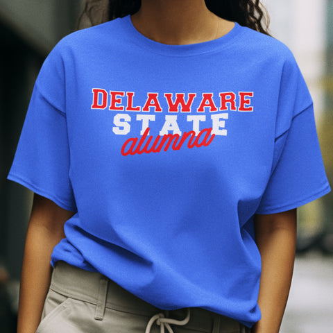 Delaware State Alumna (Women's Short Sleeve)