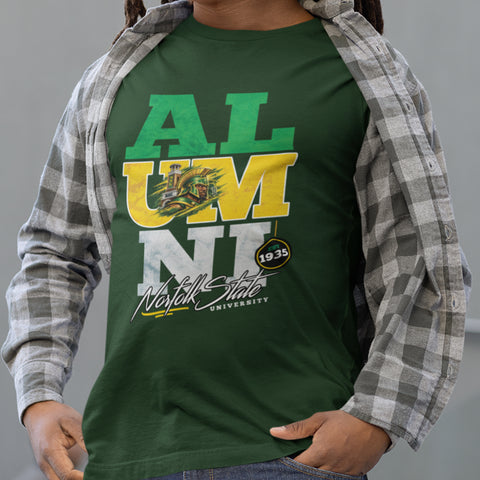 Norfolk State University Alumni Signature Series - Vintage/Grunge Style (Men's Short Sleeve)
