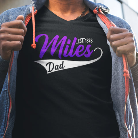 Miles College Dad (Men's V-Neck)