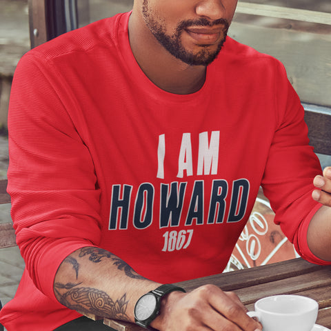 I AM HOWARD- Howard University - (Men's Long Sleeve)