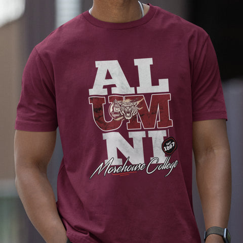 Morehouse College Alumni Signature Series - Vintage/Grunge Style (Men's Short Sleeve)