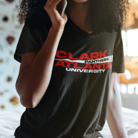 Clark Atlanta University - Flag Edition (Women's V-Neck)