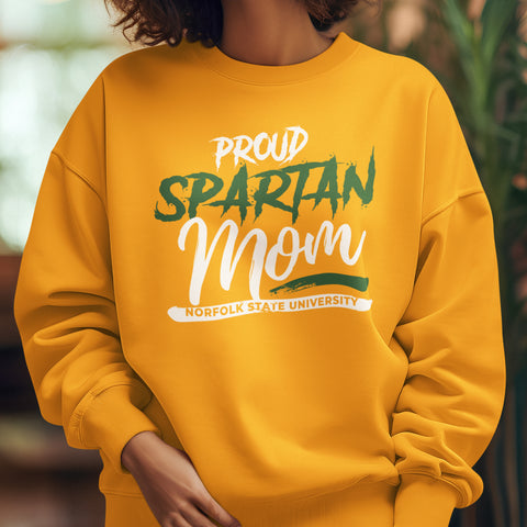 Proud Spartan Mom NextGen (Unisex Sweatshirt) Norfolk State University