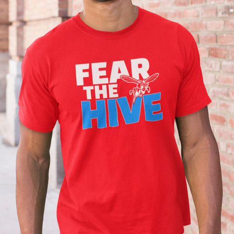 Fear The Hive - Delaware State (Men's Short Sleeve)