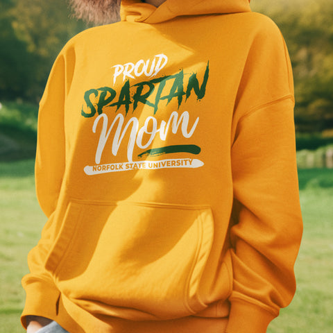 Proud Spartan Mom NextGen (Unisex Hoodie) Norfolk State University
