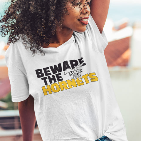 Beware The Hornets - Alabama State (Women's V-Neck)