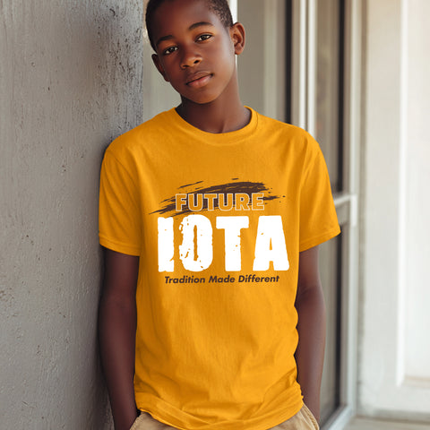 Future Iota NextGen (Gold Youth T-Shirt) - Iota Phi Theta