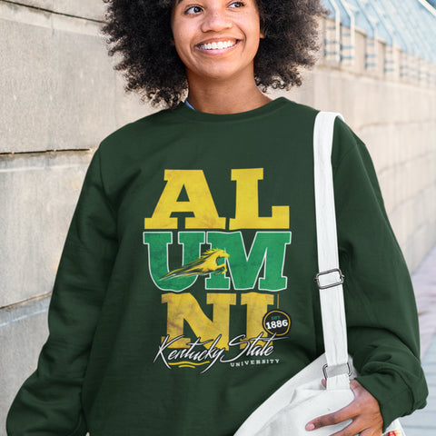 Kentucky State University Alumni Signature Series - Vintage/Grunge Style (Unisex Sweatshirt)