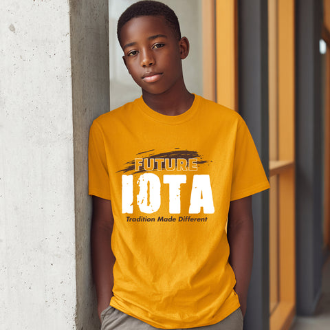 Future Iota NextGen (Gold Youth T-Shirt) - Iota Phi Theta