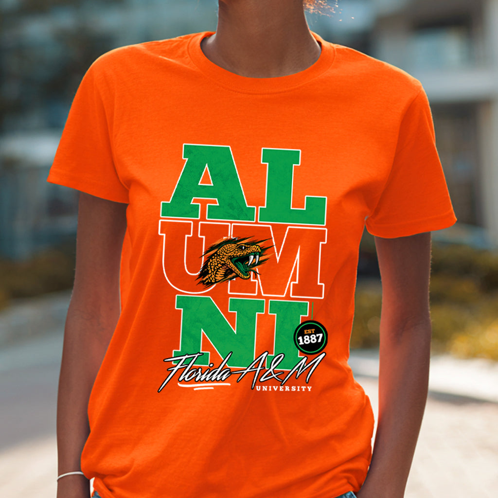 FAMU Rattlers Alumni Signature Series (Women's Short Sleeve) - Vintage ...