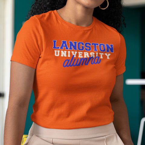 Langston Alumna - Langston University (Women's Short Sleeve)