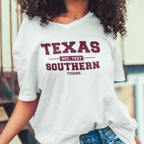 Texas Southern University Tigers (Women's V-Neck)