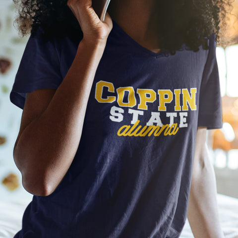 Coppin State Alumna (Women's V-Neck)