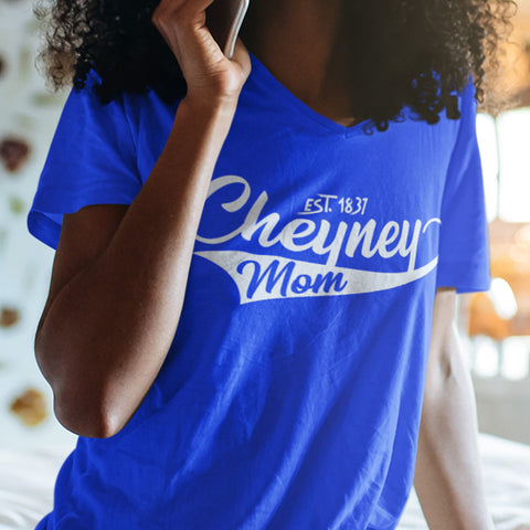 Cheyney Mom 1837 - Cheyney University (Women's V-Neck)