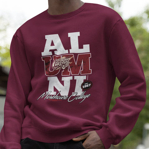 Morehouse College Alumni Signature Series - Vintage/Grunge Style (Unisex Sweatshirt)