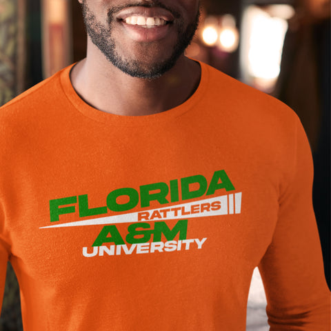 FAMU Flag - Florida A&M University - (Men's Long Sleeve)