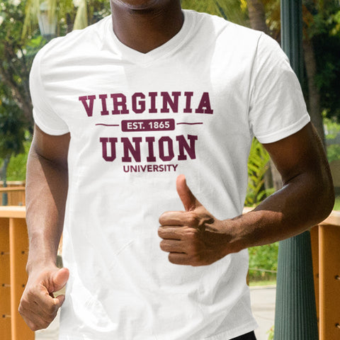 Virginia Union Panthers (Men's V-Neck)