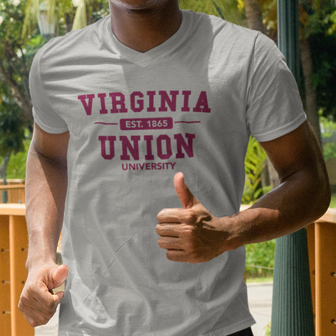 Virginia Union Panthers (Men's V-Neck)