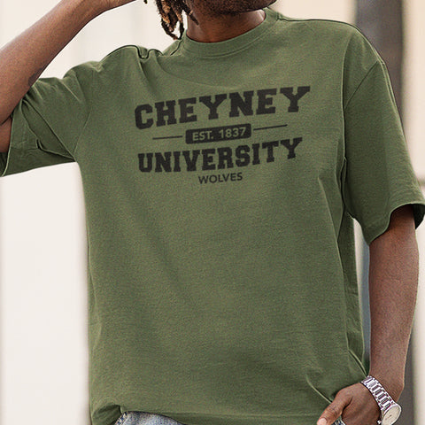 Cheyney University Fatigue Green (Men's Short Sleeve)