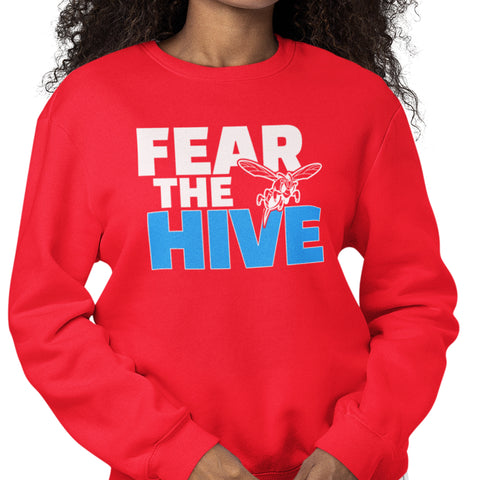 Fear The Hive - Delaware State (Women's Sweatshirt)
