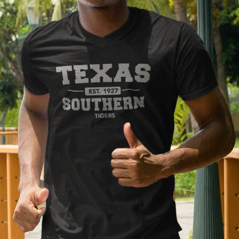 Texas Southern University Tigers (Men's V-Neck)