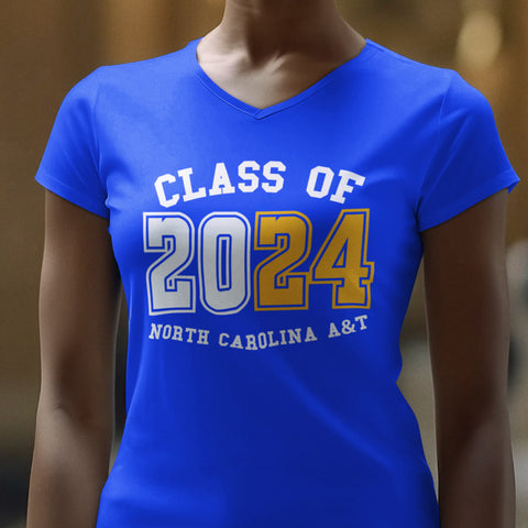 NCA&T Class of YYYY (Women's V-Neck)