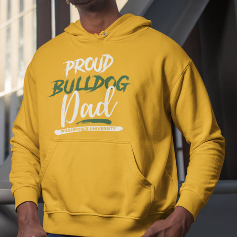 Proud Wilberforce University Bulldog Dad NextGen (Unisex Hoodie)