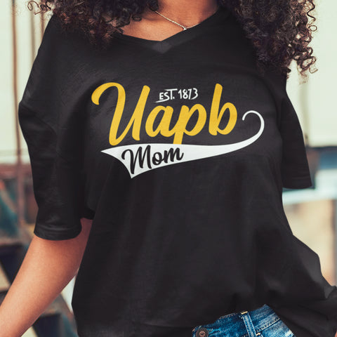 UAPB Mom 1873 - Arkansas Pine Bluff (Women's V-Neck)