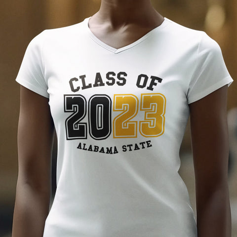 Alabama State Class of YYYY (Women's V-Neck)