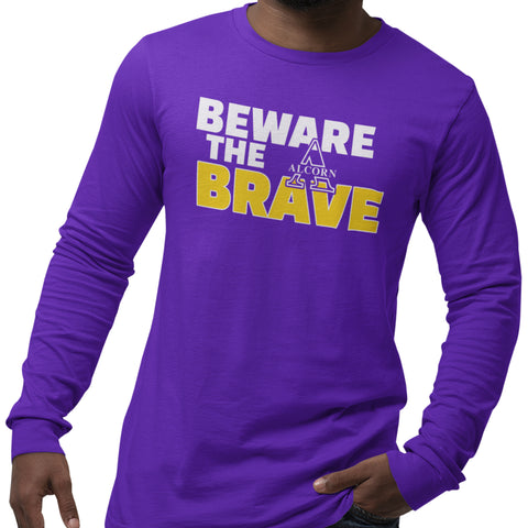 Beware The Brave - Alcorn State - (Men's Long Sleeve)