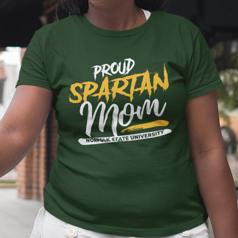 Proud Spartan Mom NextGen (Women's Short Sleeve) Norfolk State University