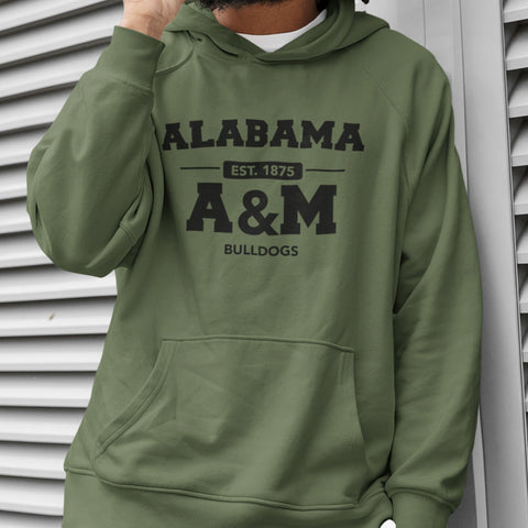 Alabama A&M Bulldogs Fatigue Green (Hoodie)