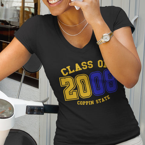 Coppin State Class of YYYY (Women's V-Neck)