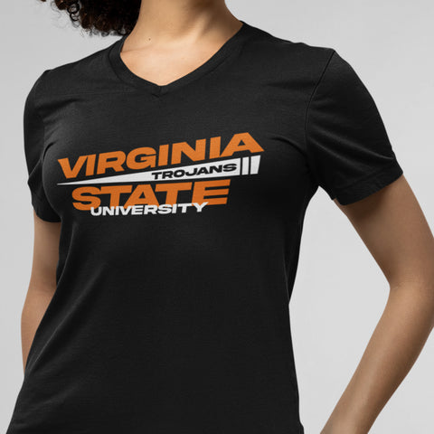 Virginia State University - Flag Edition (Women's V-Neck)