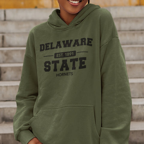 Delaware State Fatigue Green (Hoodie)