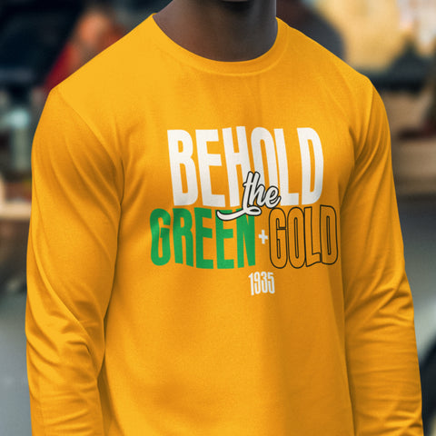 Behold The Green & Gold - (Men's Long Sleeve)
